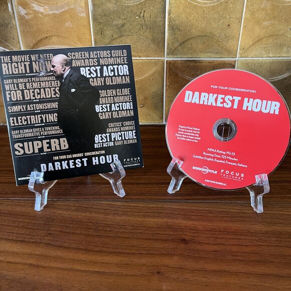 Darkest Hour DVD 2017 Focus Features FYC SAG Awards Screener - Picture 2 of 5